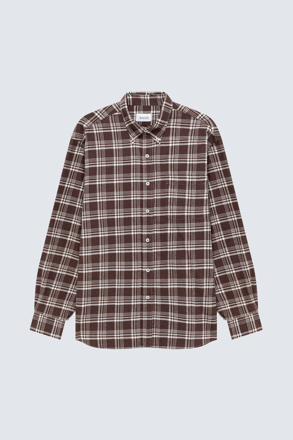 AMISH: AMERICA SHIRT WITH CHECK PRINT