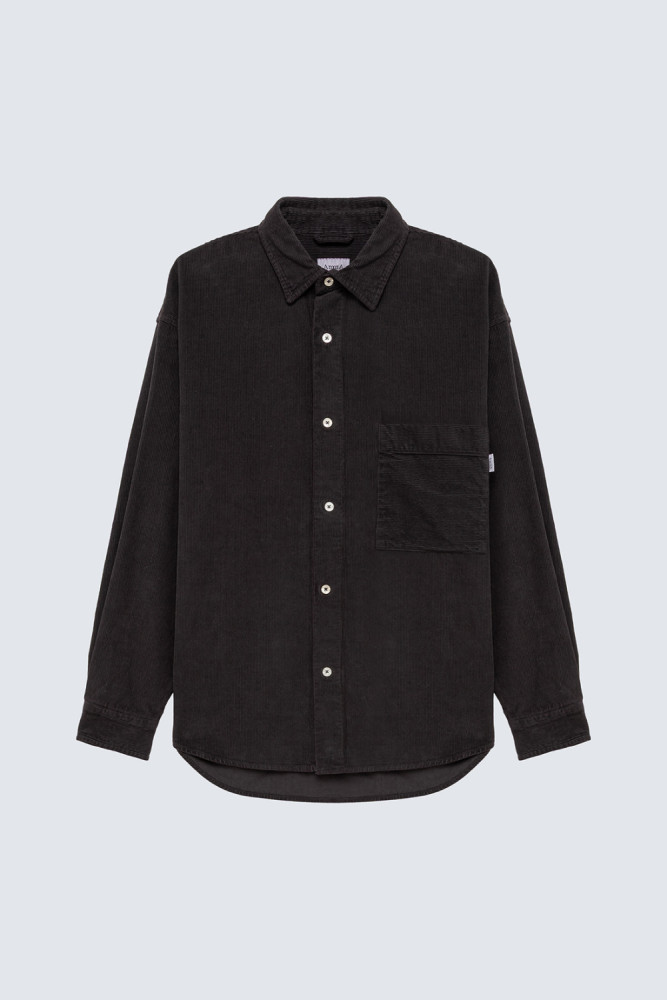 CAMICIA DROPPED IN VELLUTO