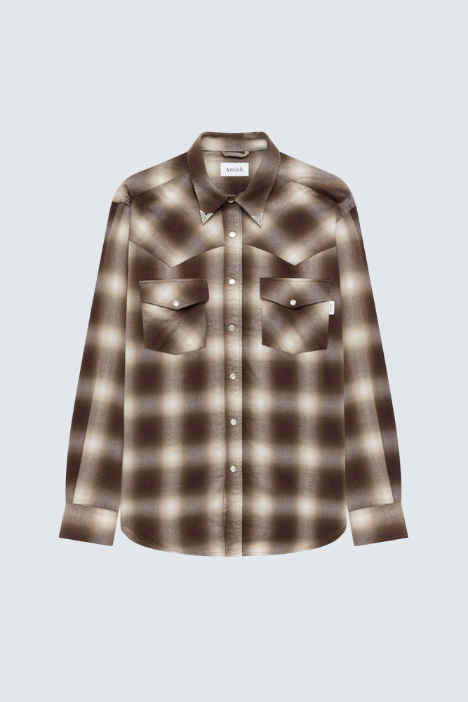 TEXACO SHIRT WITH CHECK PRINT