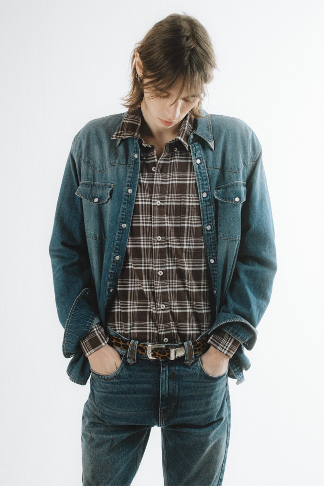 TEXACO SHIRT IN GUAPO DENIM