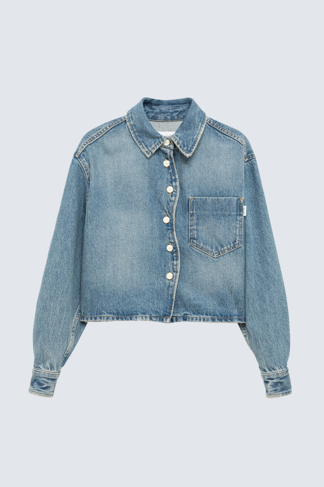 CAMICIA WAVY IN DENIM