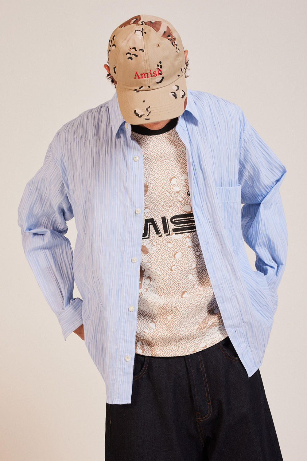 AMISH: CAMO BASEBALL CAP 