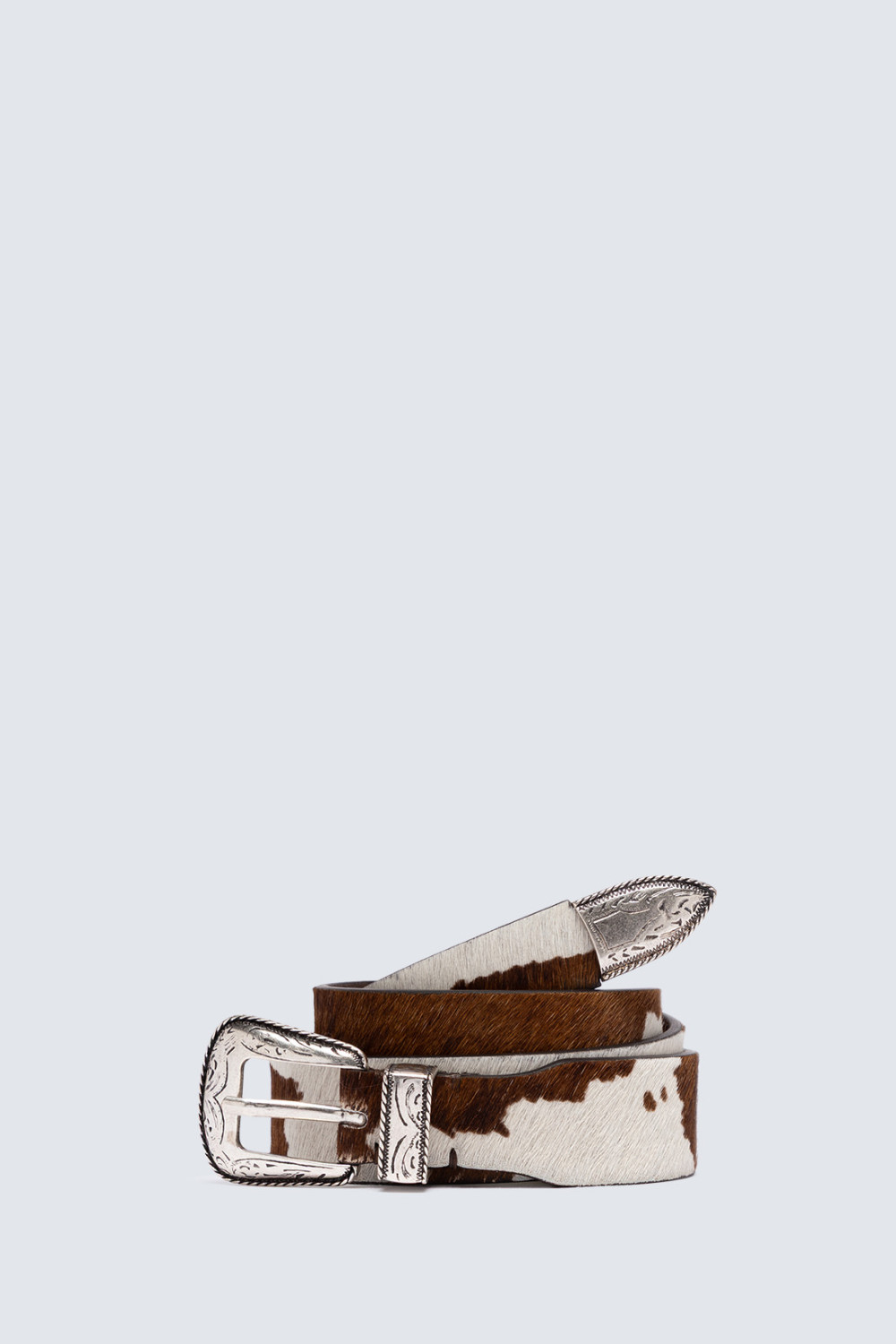 AMISH: WESTERN BELT IN PONY SKIN