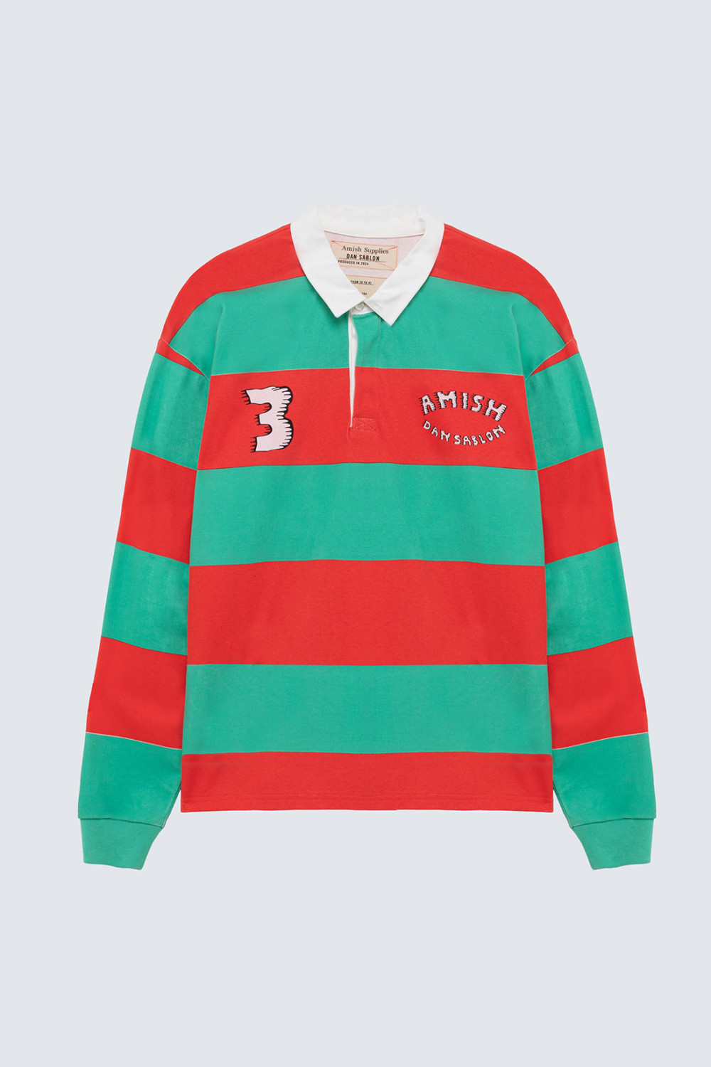 AMISH: DAN SABLON-POLO RUGBY WILEY A RIGHE