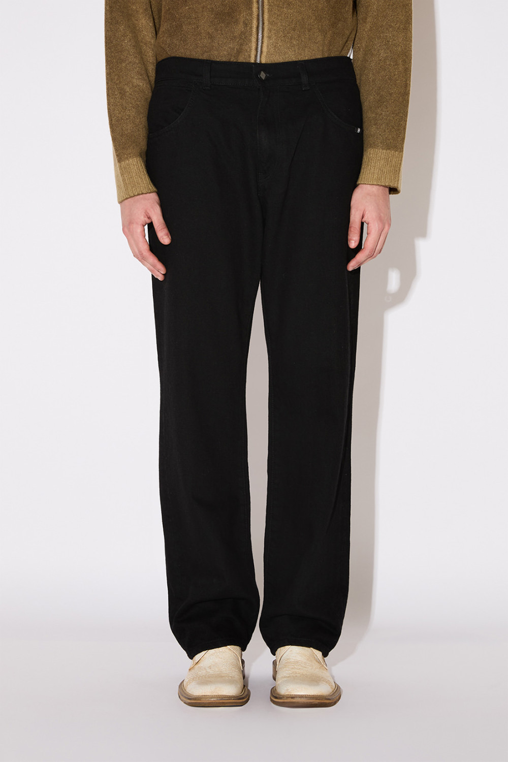 AMISH: JEANS JAMES BLACK RINSE