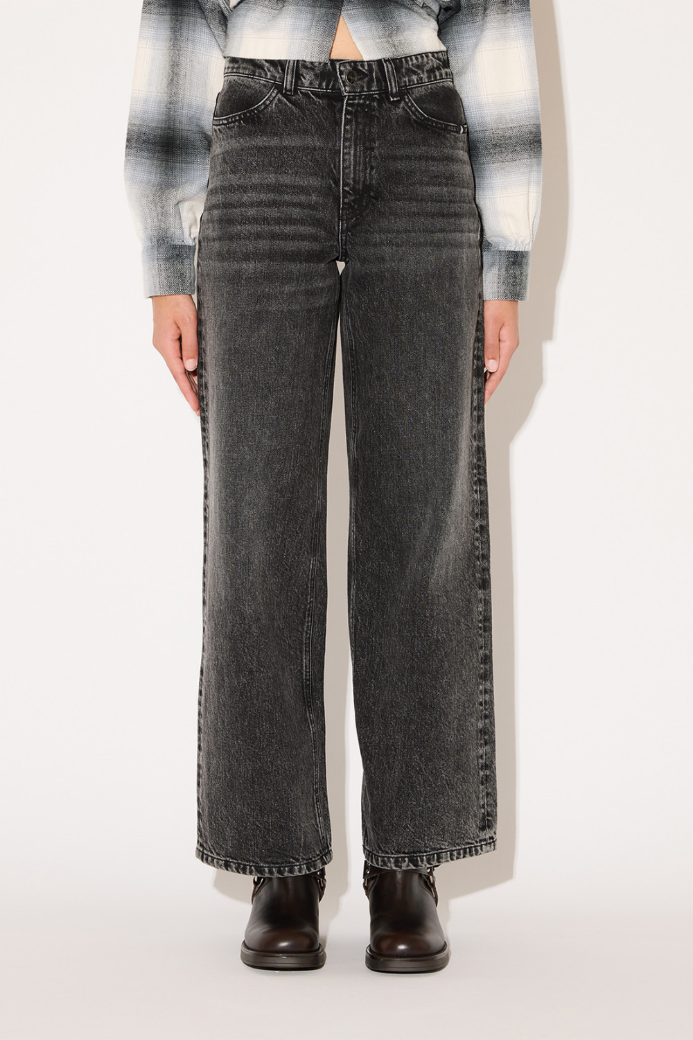 AMISH: BLACK WASH LINDA JEANS