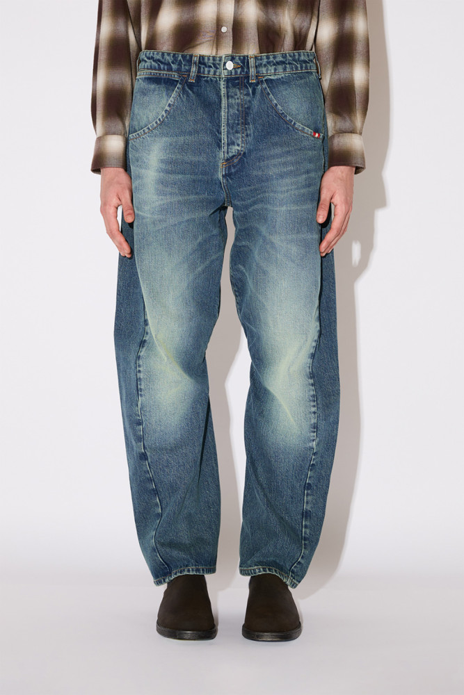 JEANS TWIST OVER FLOOR GREEN