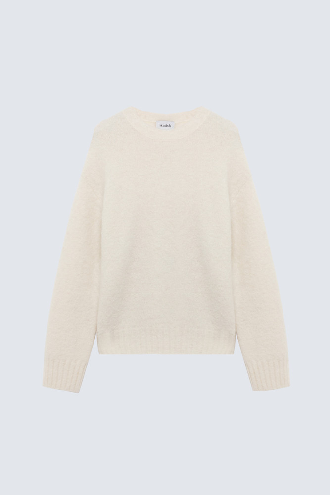 MAGLIA GIROCOLLO CROPPED IN MISTO LANA