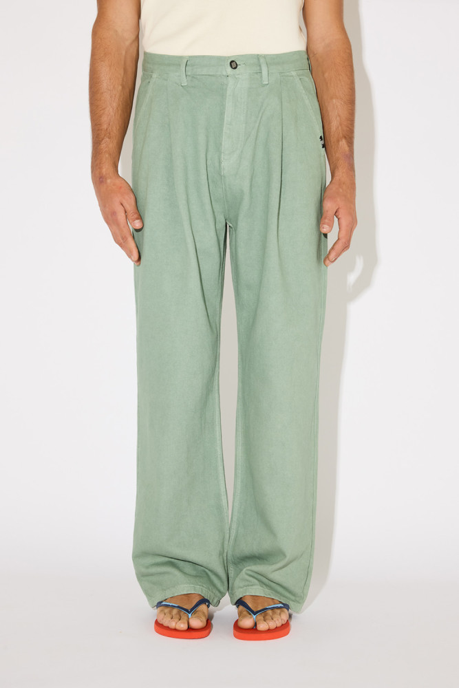 NO GENDER PANTS IN DYED BULL