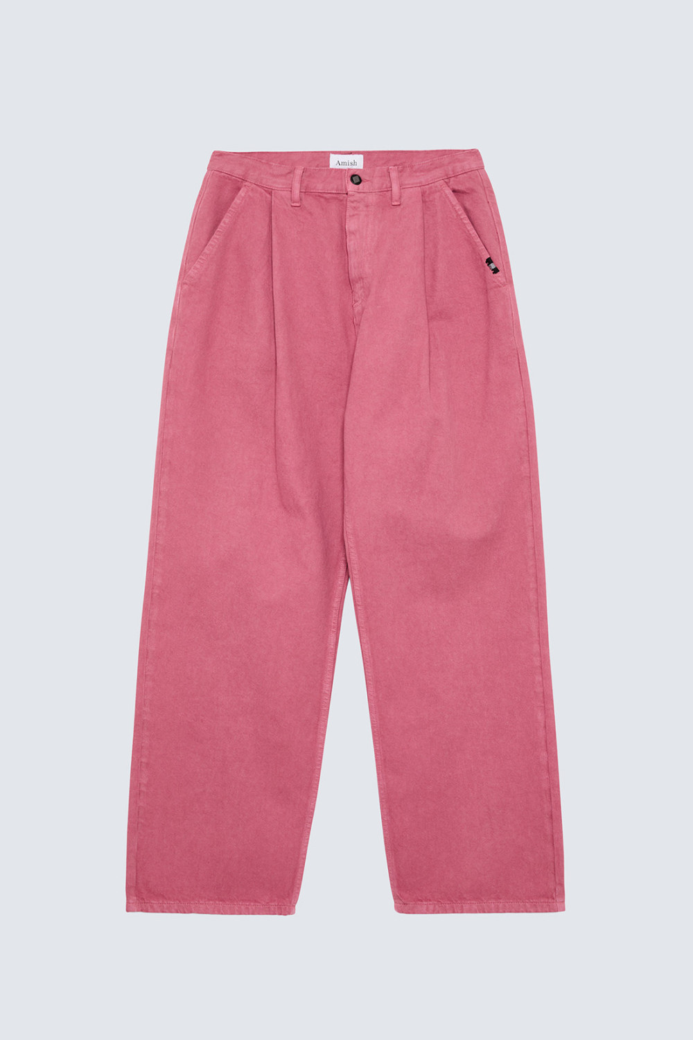 AMISH: NO GENDER PANTS IN DYED BULL