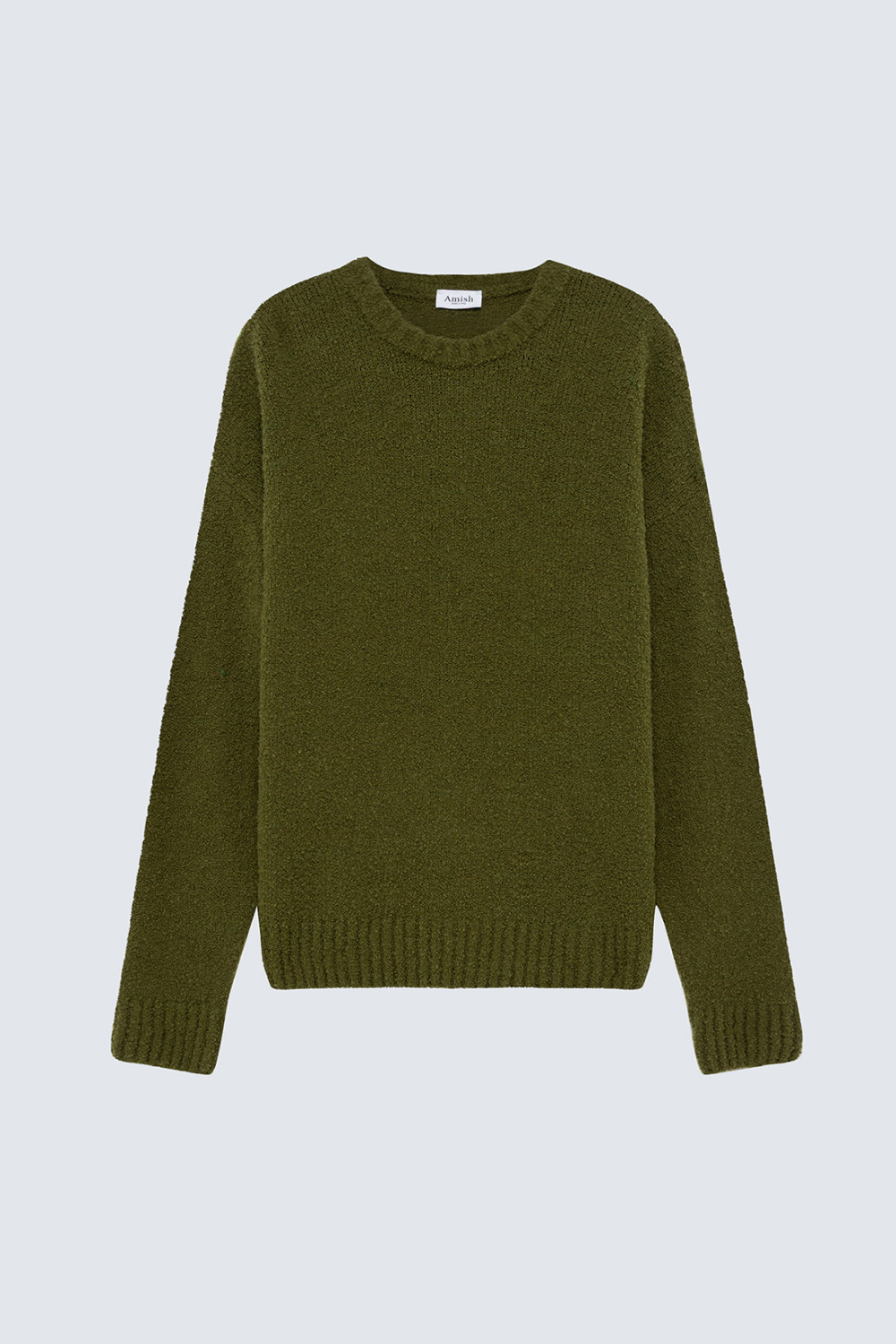 AMISH: PULLOVER IN MAGLIA BOUCLE'