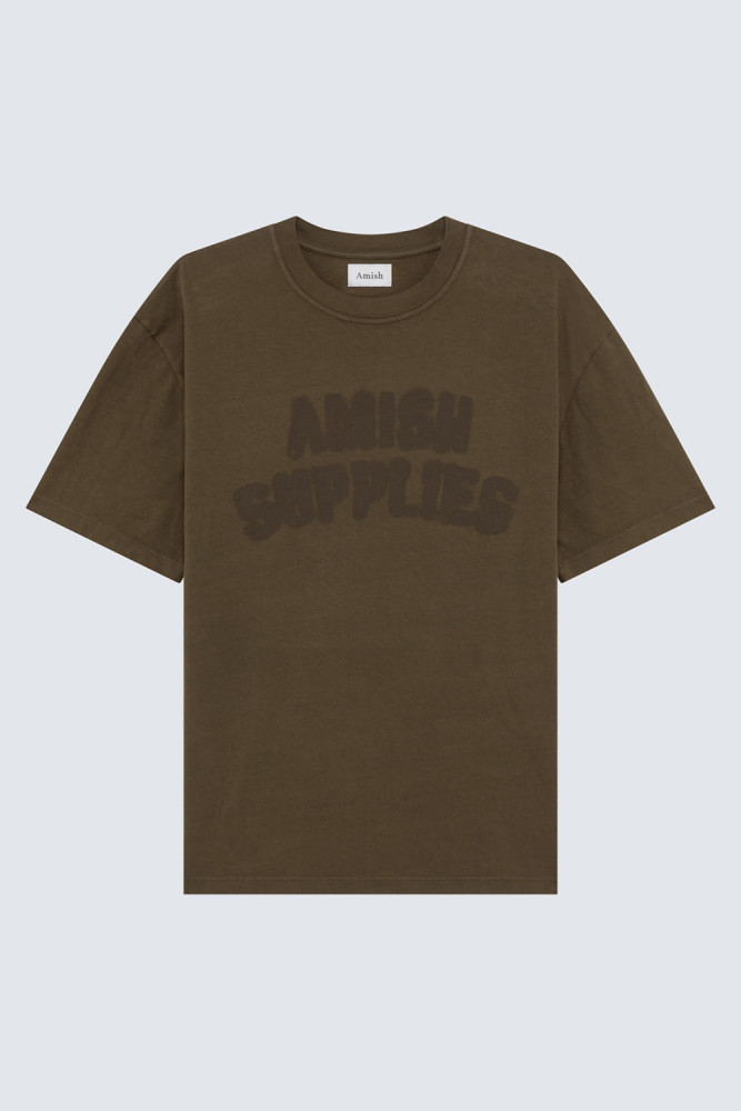 T-SHIRT IN JERSEY WITH SHADOW LOGO PRINT