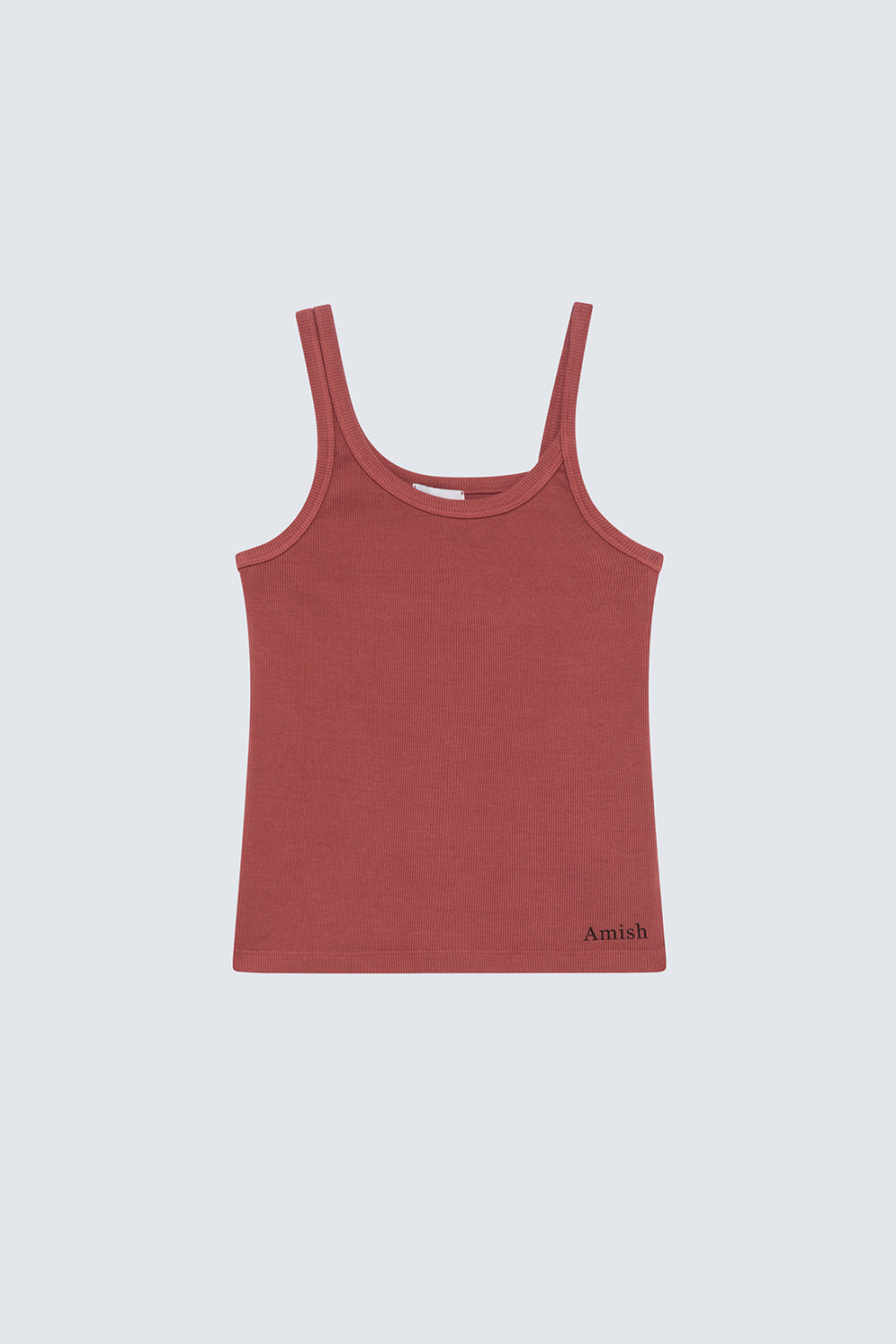AMISH: ASYMMETRIC TOP WITH MICRO LOGO