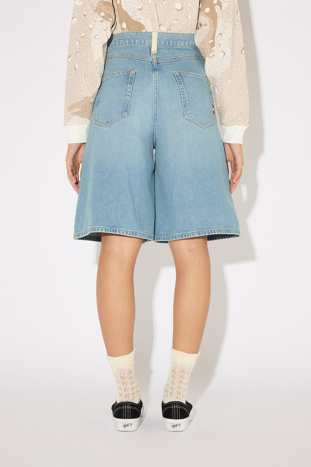 AMISH: CREW SAND STONE BERMUDA SHORTS