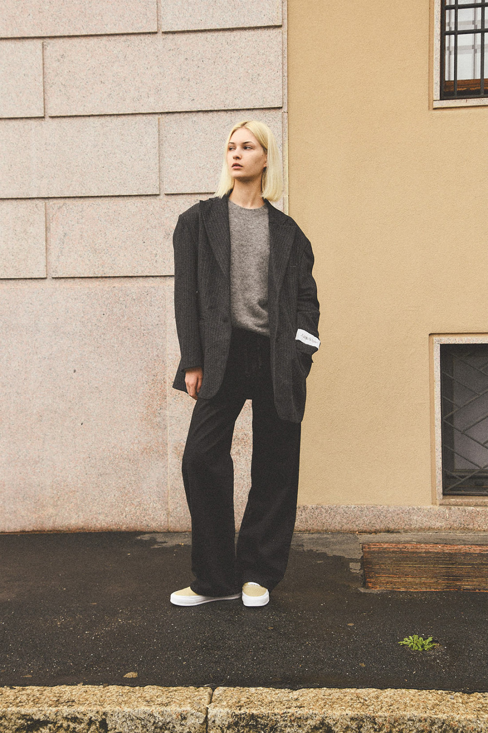 AMISH: BLAZER OVERSIZE GESSATO