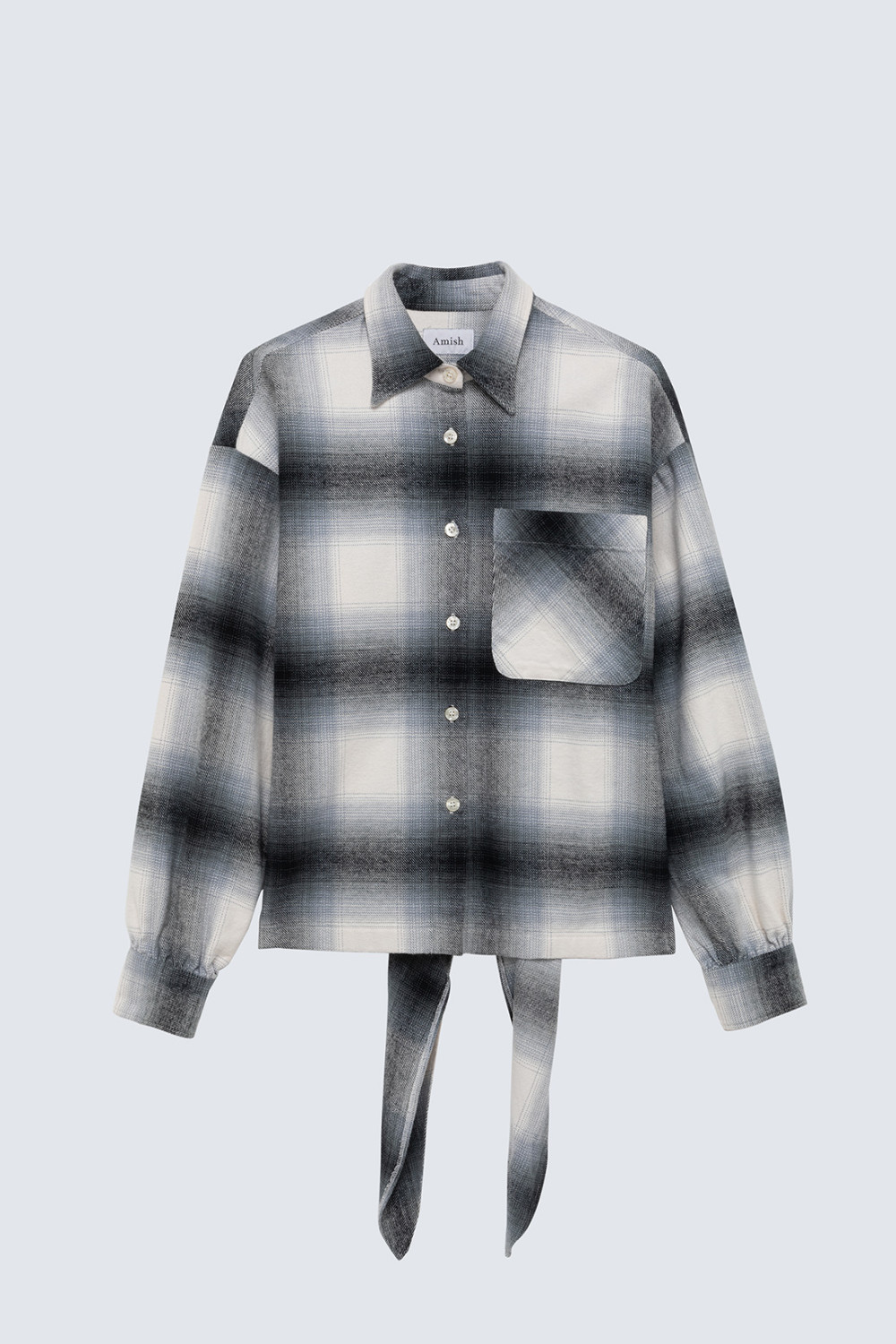 AMISH: CAMICIA APRON CON CUT-OUT