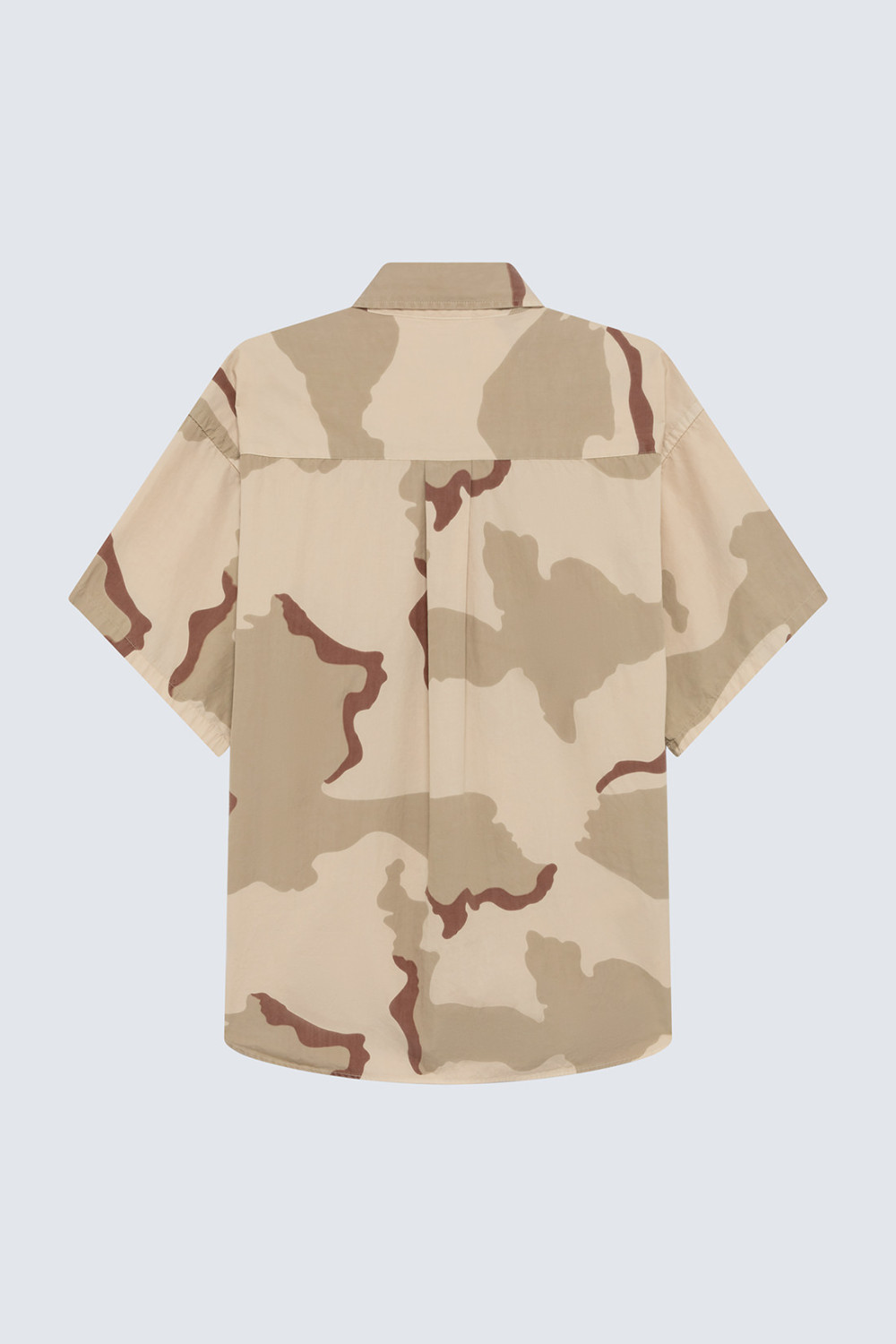 AMISH: DESERT STONE SHIRT WITH CAMOUFLAGE PRINT