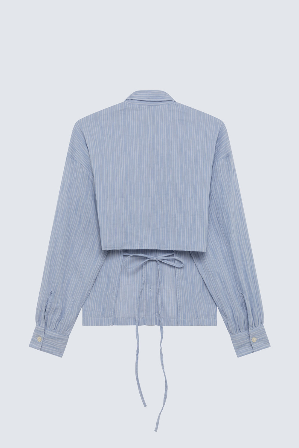 AMISH: CRINKLE GILDA SHIRT WITH STRIPES