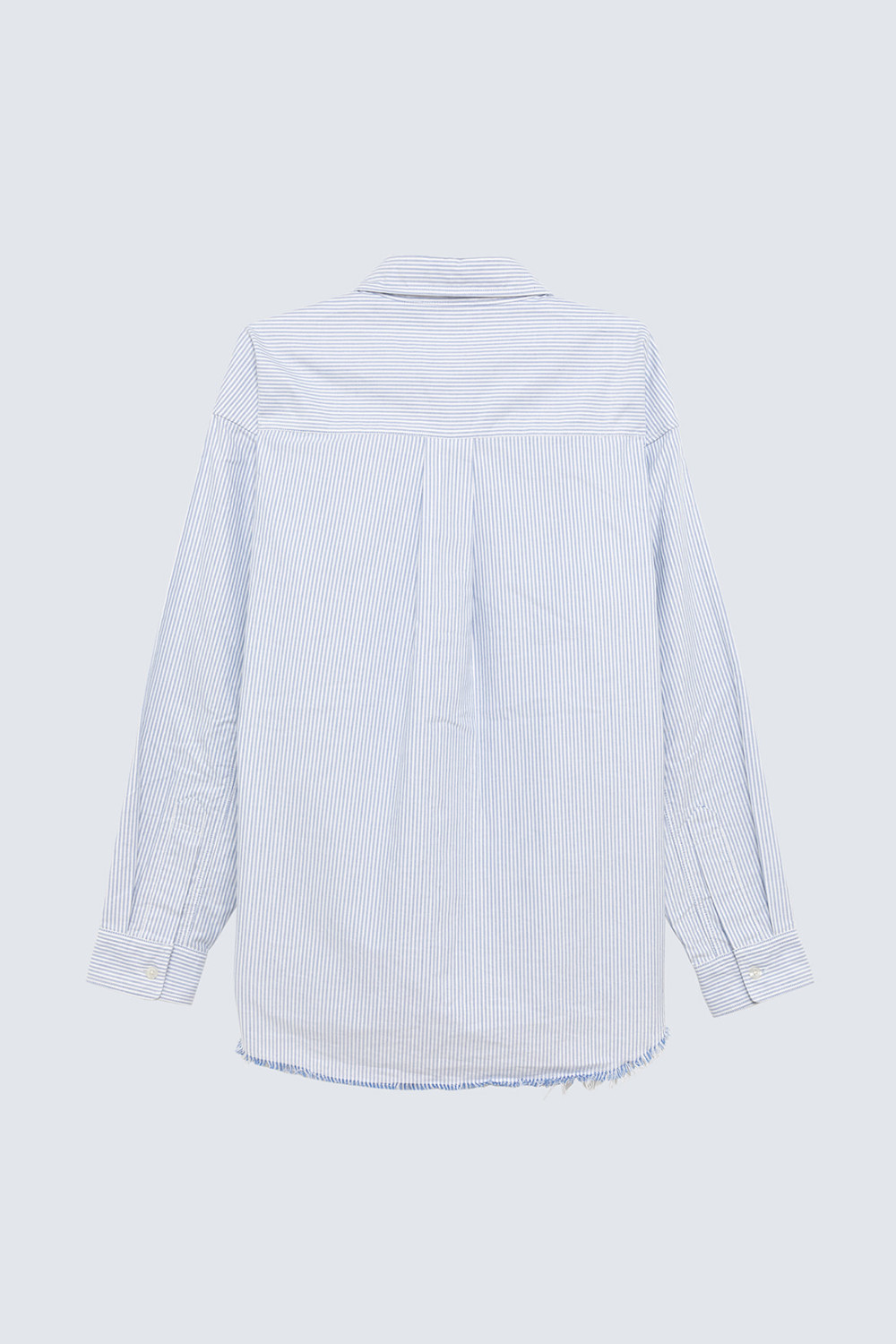 AMISH: CAMICIA OXFORD IN COTONE A RIGHE