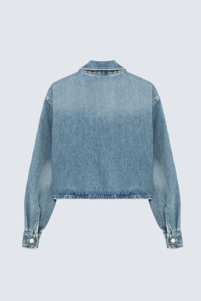 CAMICIA WAVY IN DENIM
