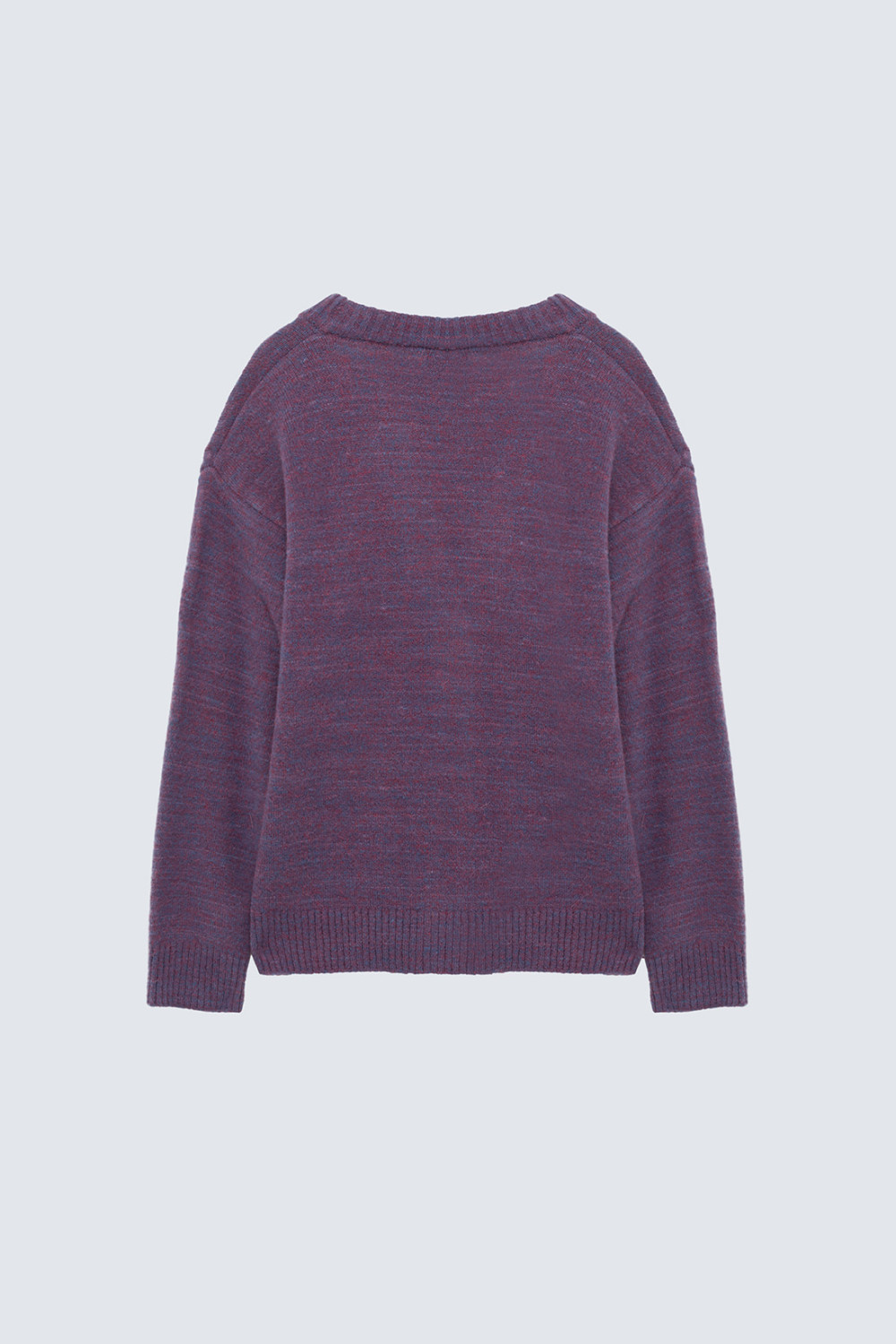 AMISH: CARDIGAN CROP MELANGE