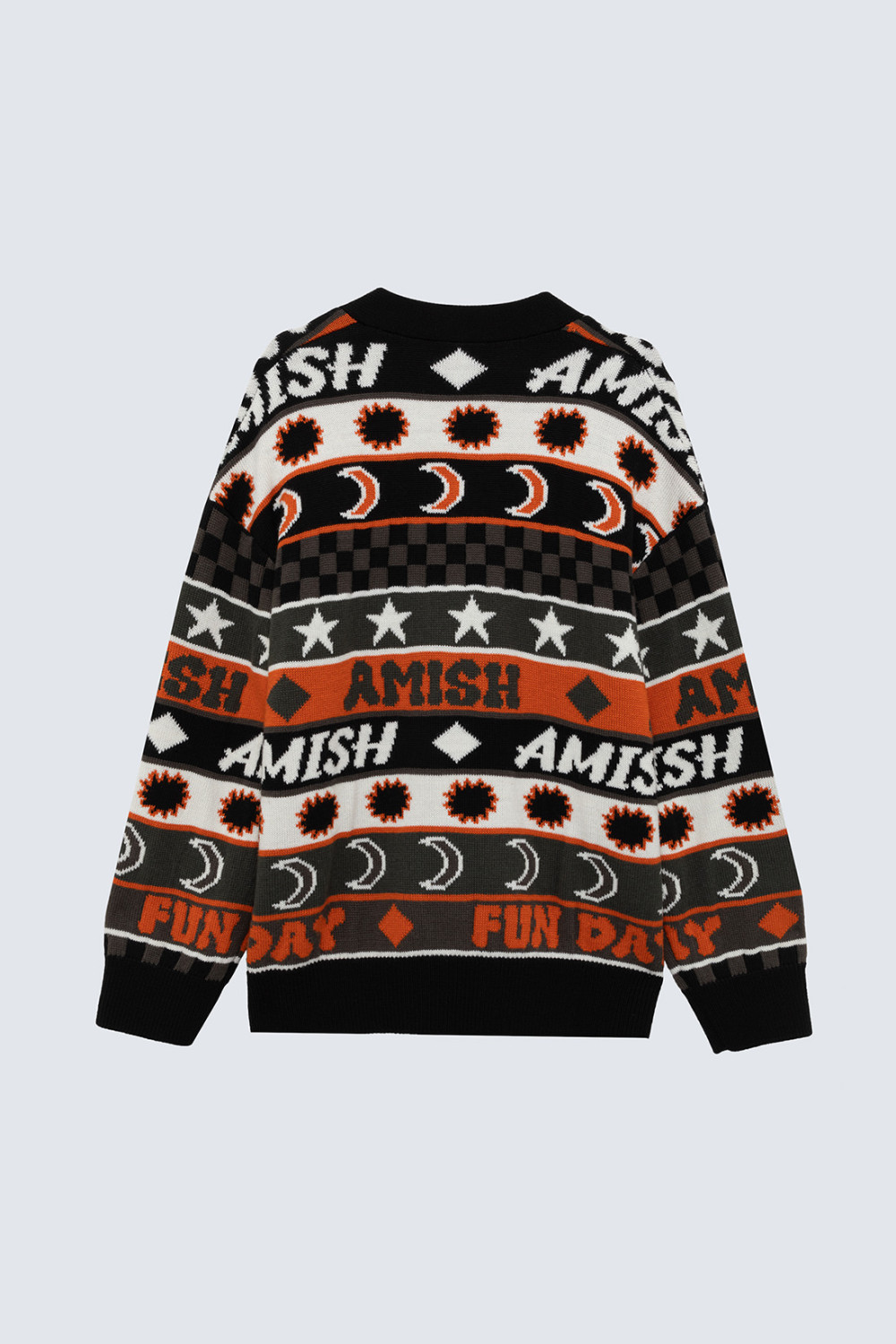AMISH: CARDIGAN HYPNOTIC A RIGHE