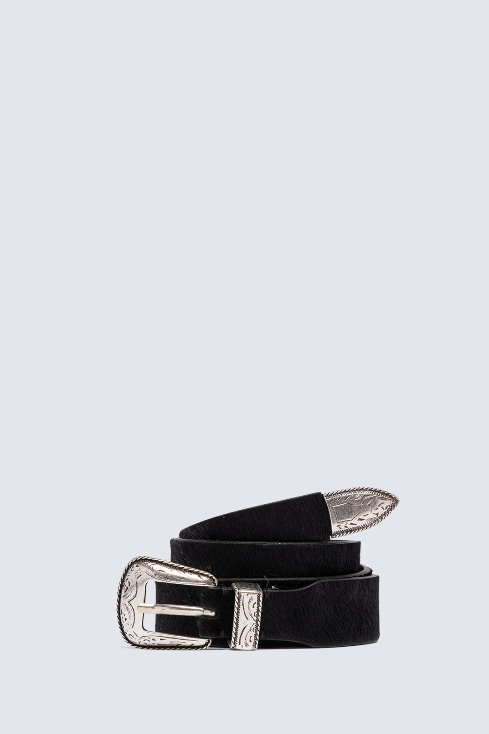 AMISH: WESTERN BELT IN PONY SKIN