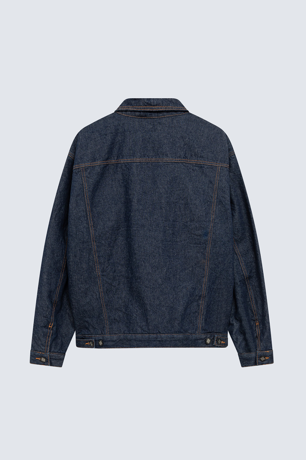 AMISH: JACKET IN WASH DRY DENIM