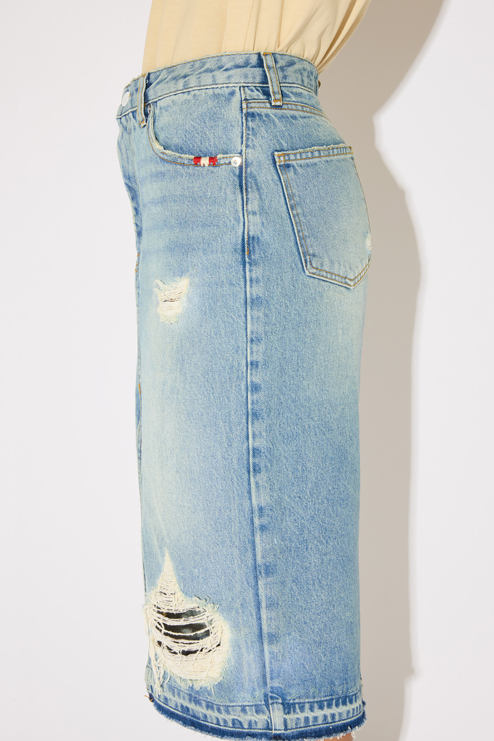 AMISH: DAYANA SKIRT IN DENIM 