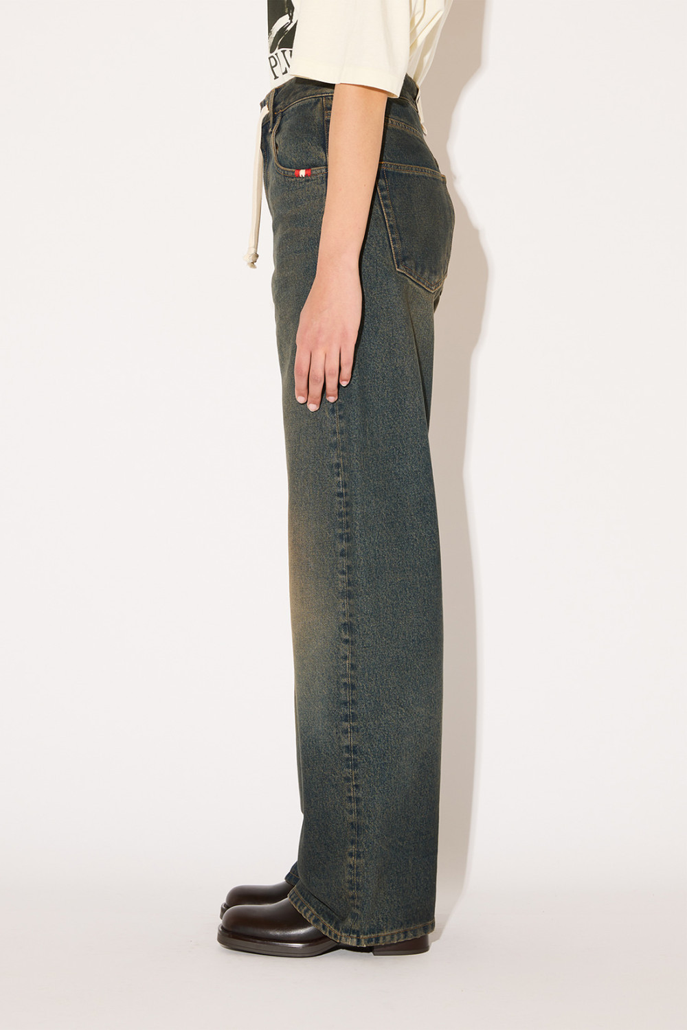 AMISH: DIRTY GREEN DANIELLE JEANS