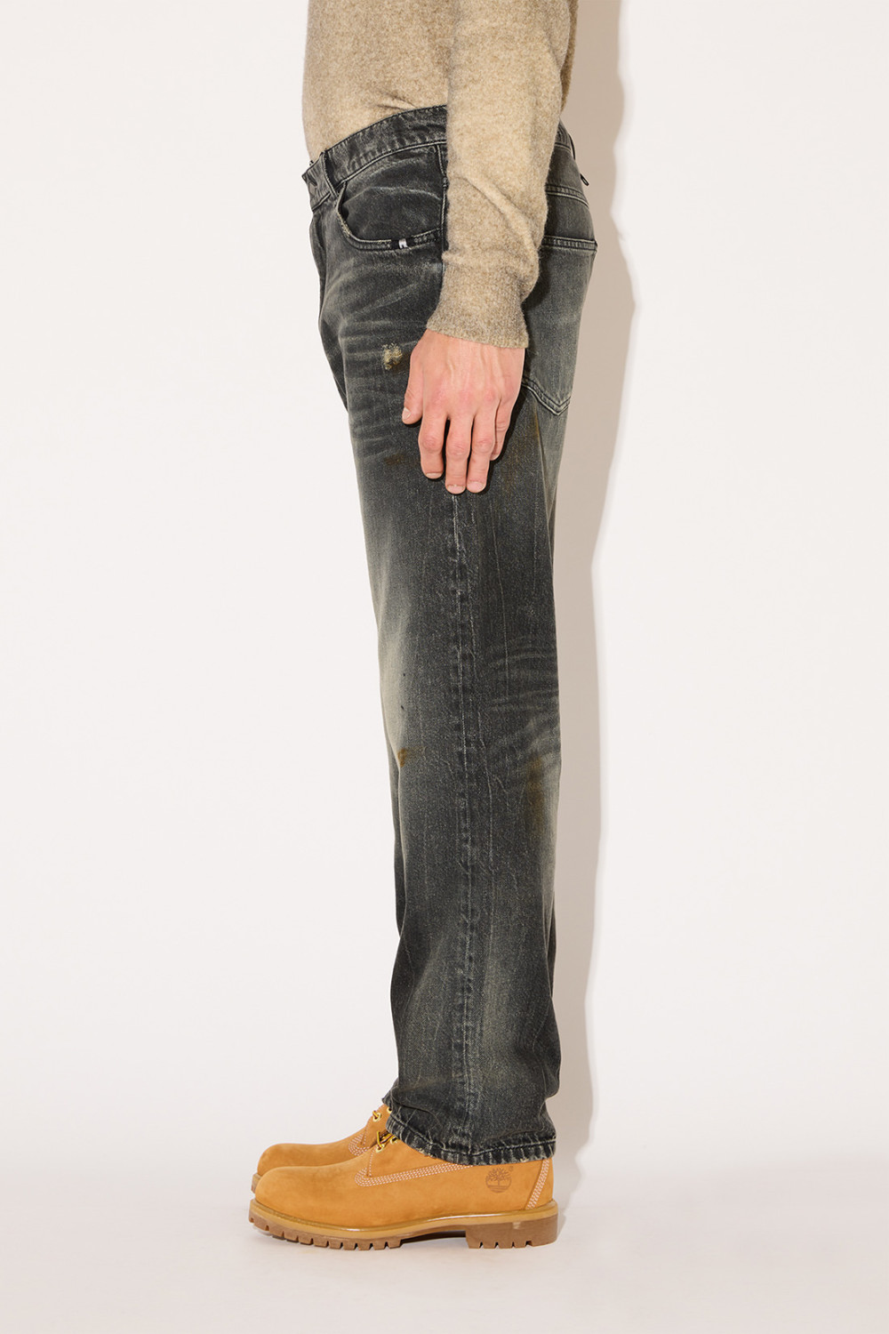 AMISH: BLACK BIKER JAMES JEANS