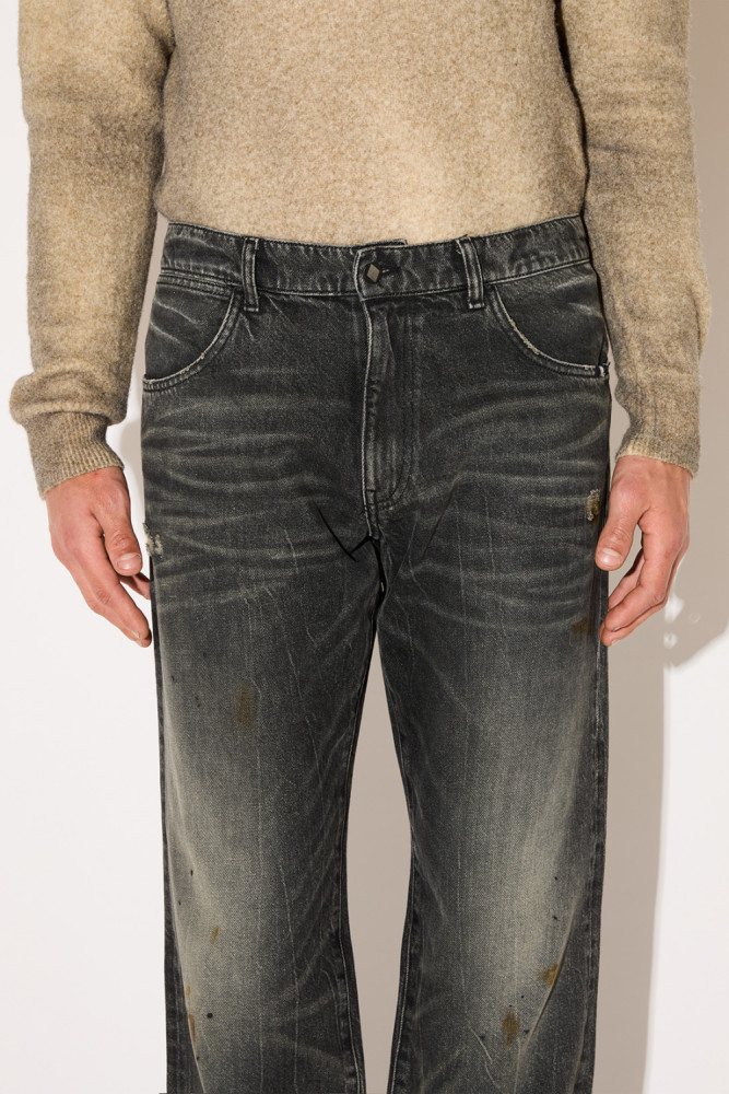 JEANS JAMES BLACK BIKER