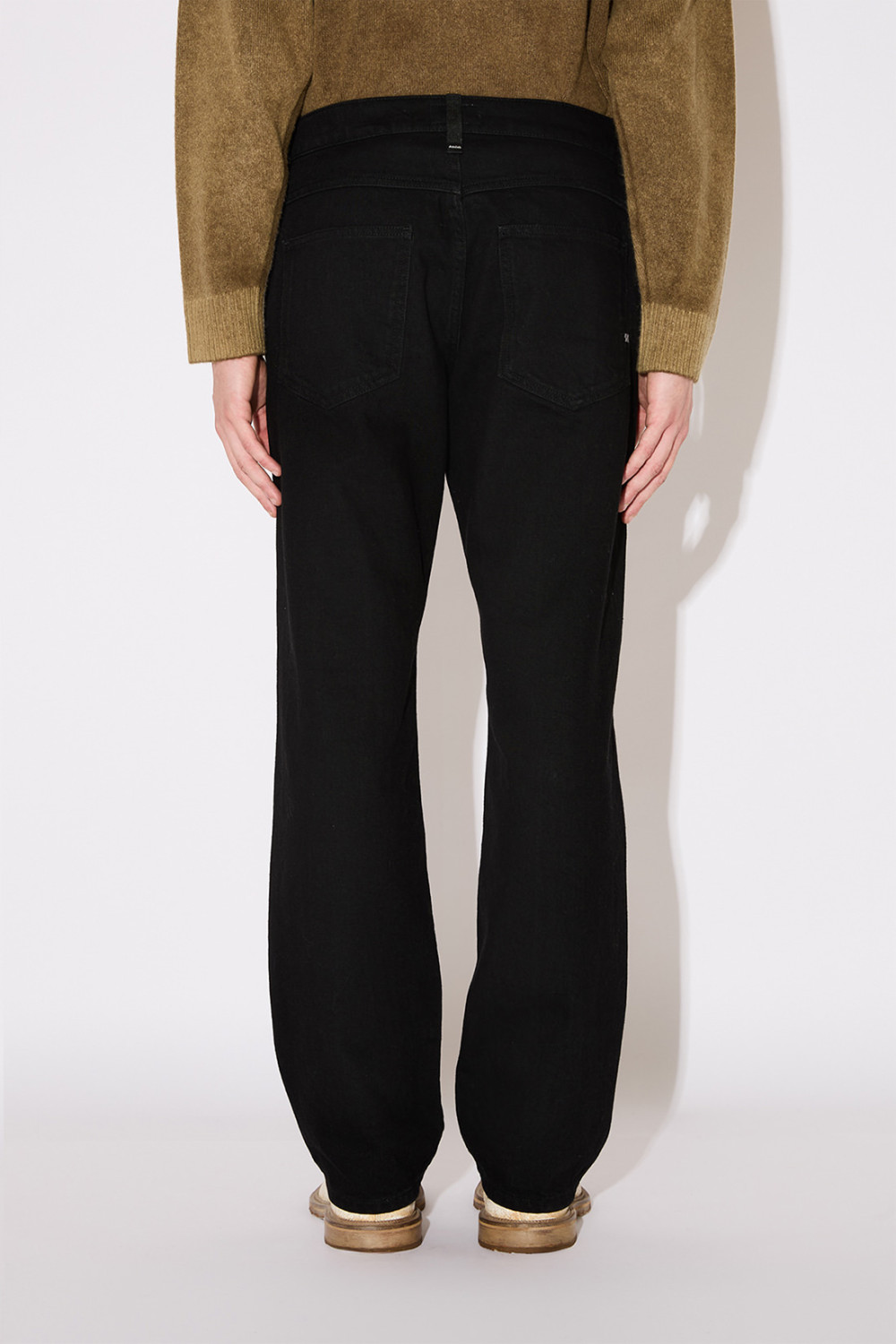 AMISH: JEANS JAMES BLACK RINSE