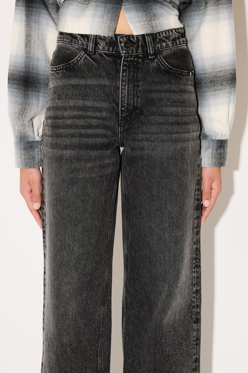 AMISH: BLACK WASH LINDA JEANS
