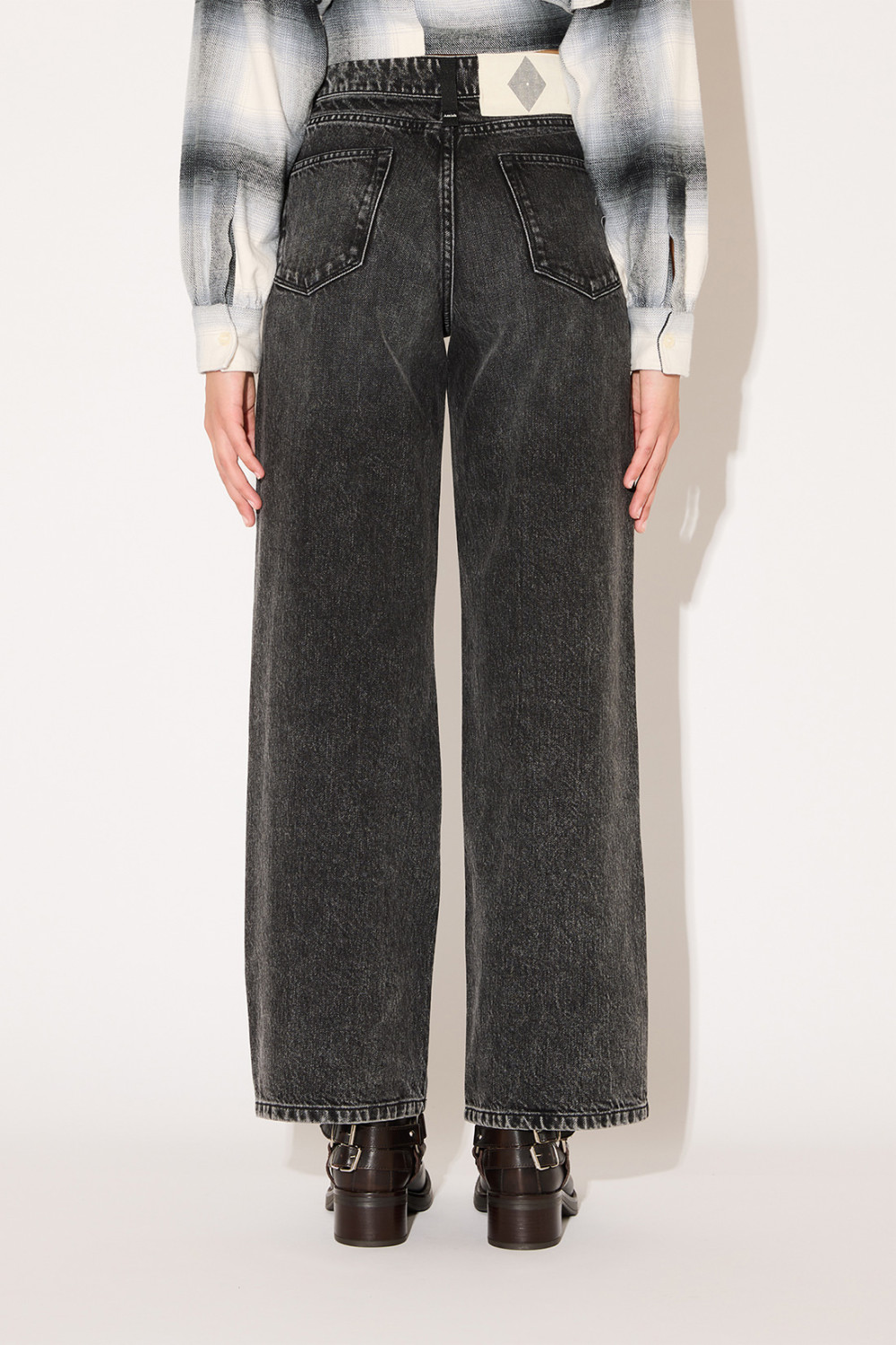AMISH: BLACK WASH LINDA JEANS