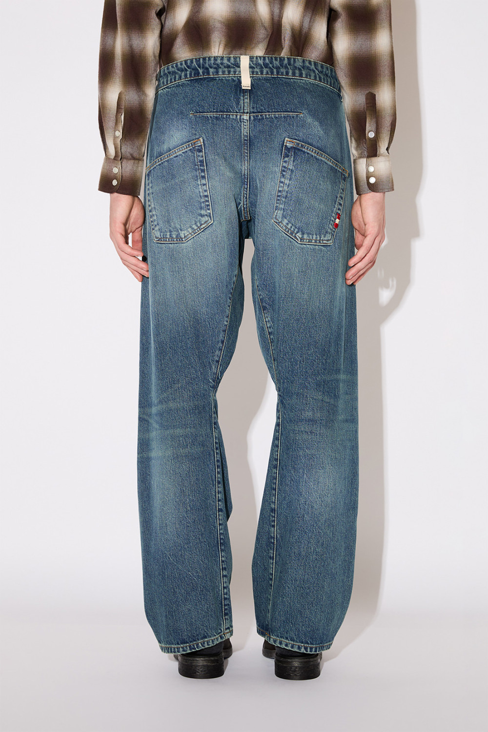 AMISH: JEANS TWIST OVER FLOOR GREEN