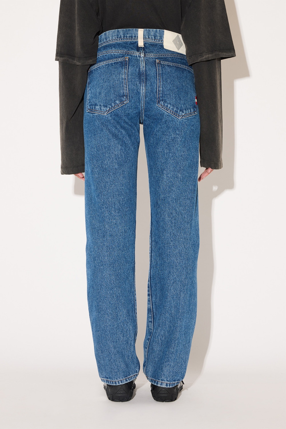 AMISH: STONE WASH TYRA JEANS