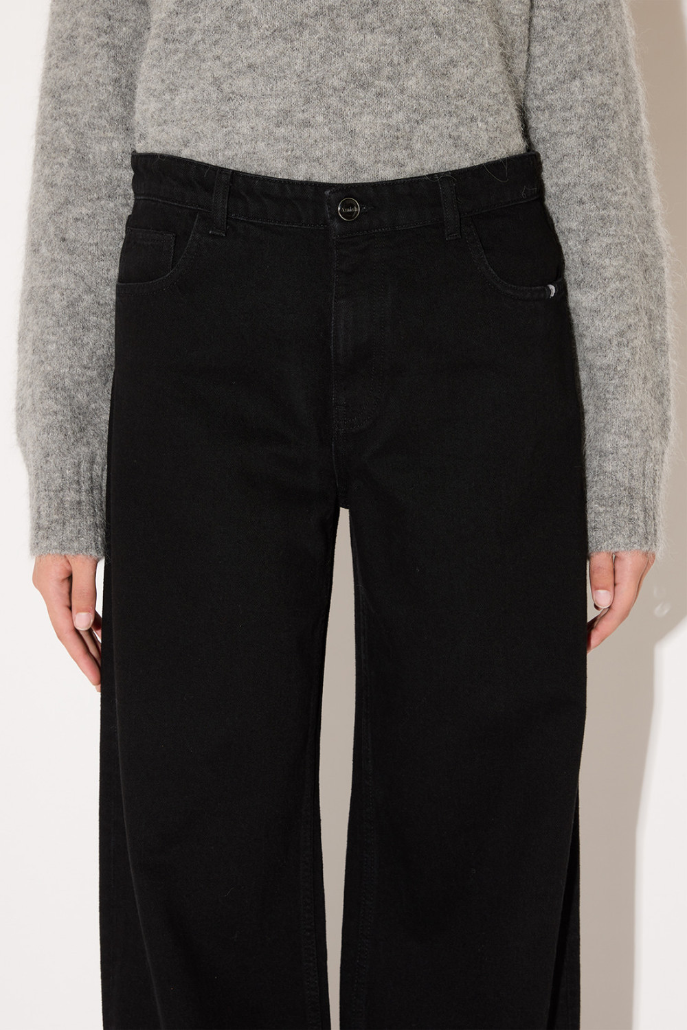 AMISH: JEANS WIDER DARK STONE
