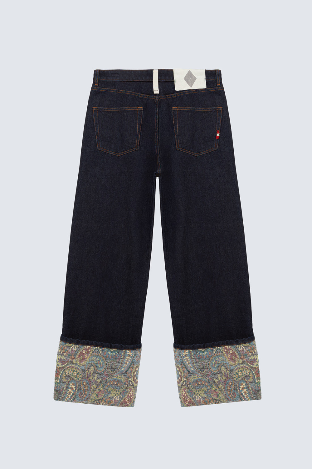 AMISH: TURN RAW WIDER JEANS