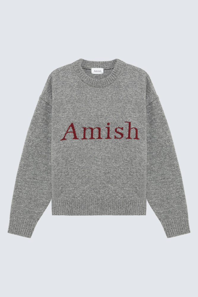 CREW NECK SWEATER WITH LOGO