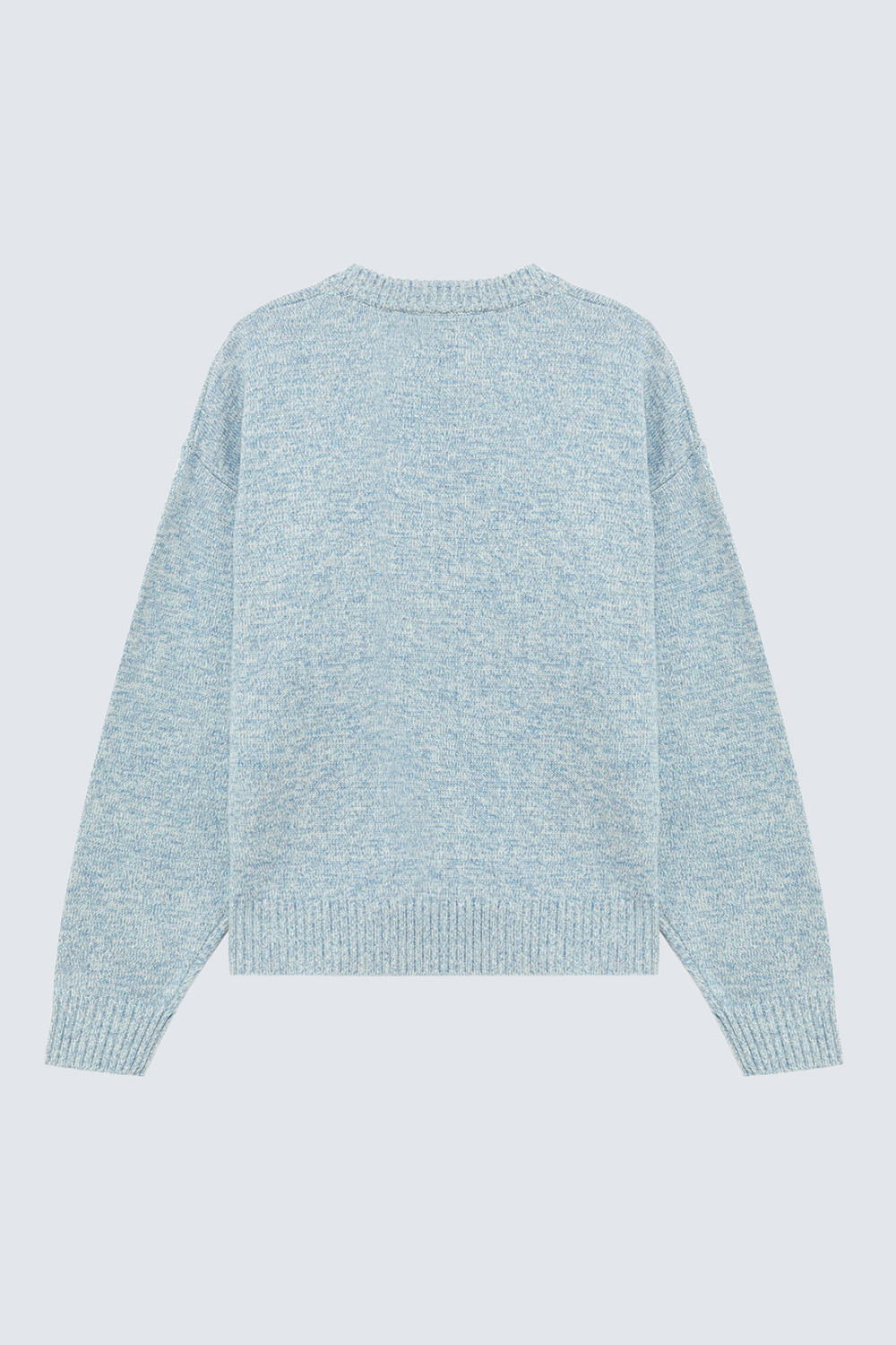 AMISH: CREW NECK SWEATER WITH LOGO