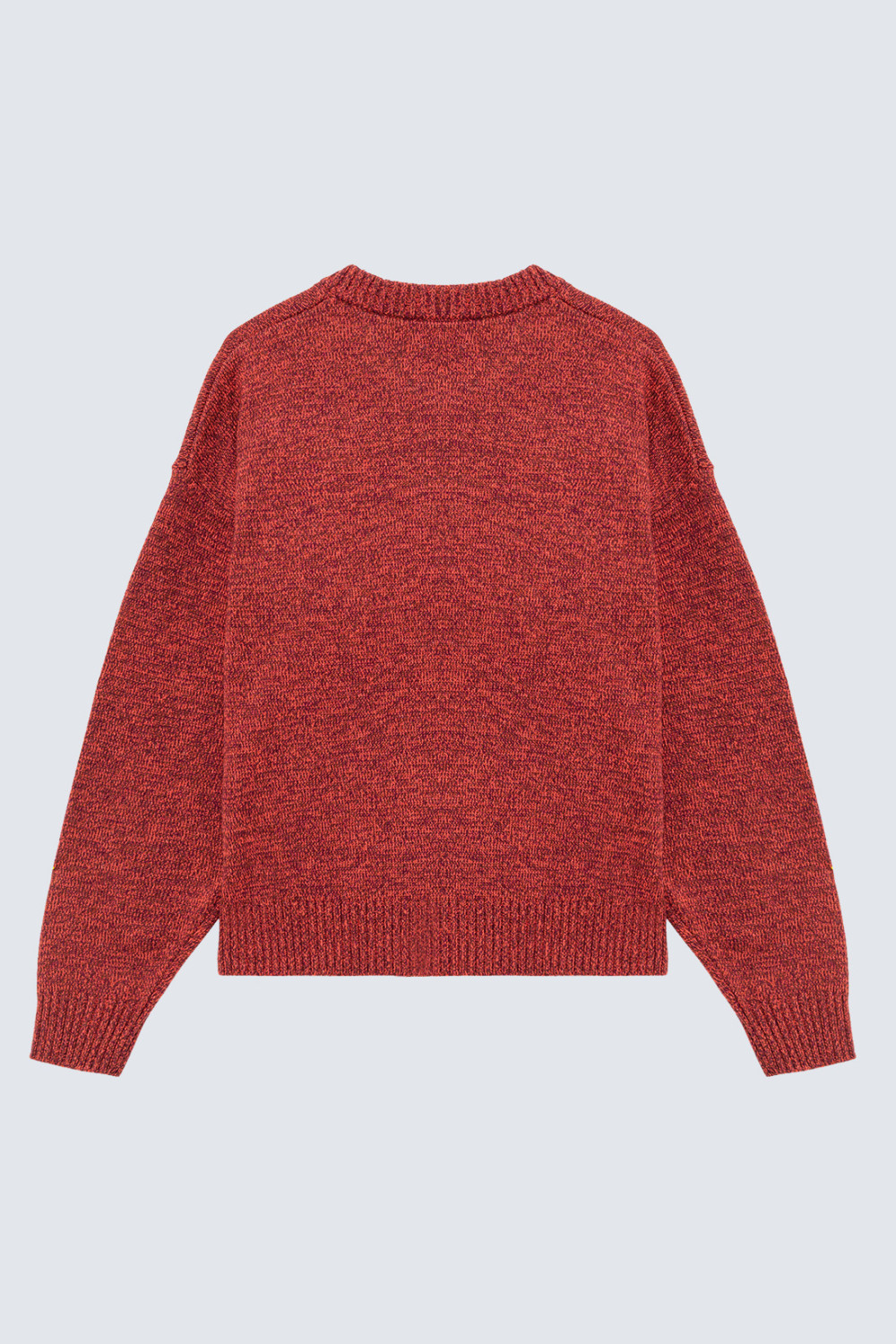AMISH: CREW NECK SWEATER WITH LOGO