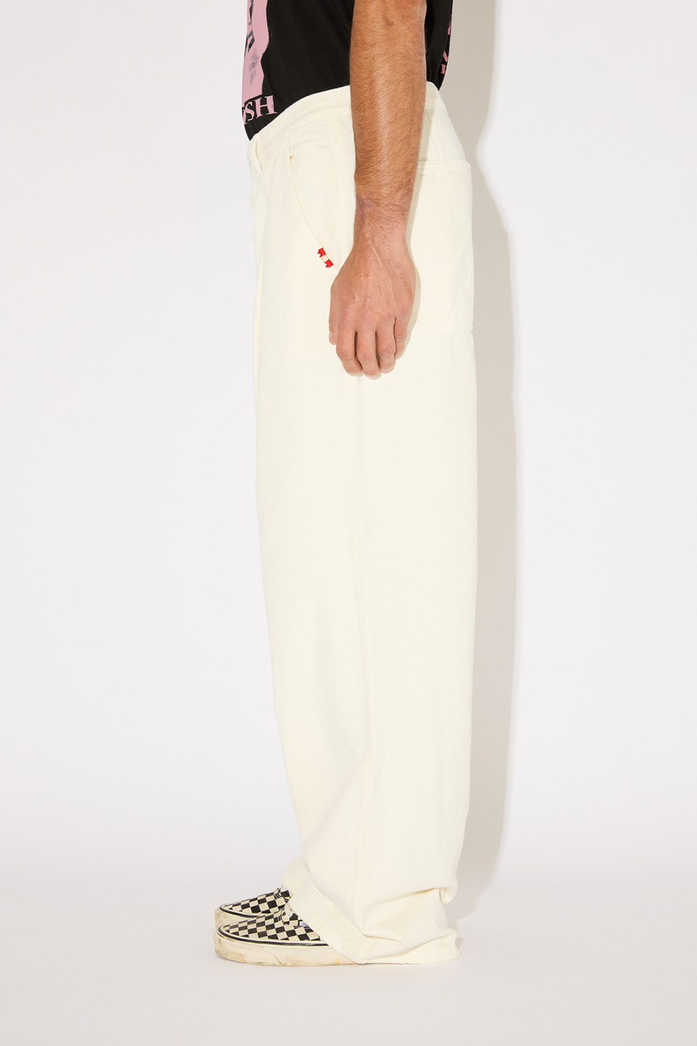 AMISH: NO GENDER PANTS IN DYED BULL