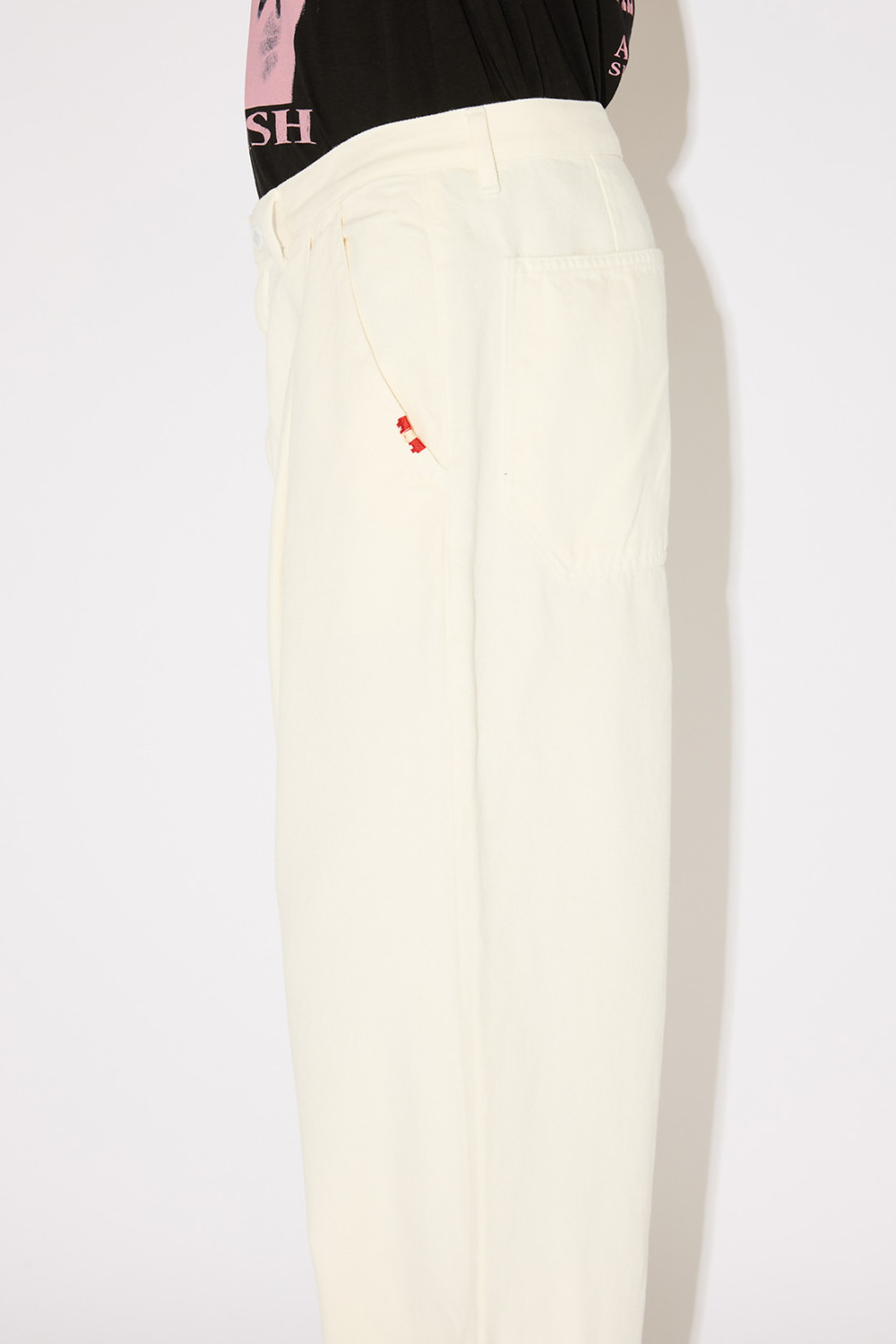 AMISH: NO GENDER PANTS IN DYED BULL