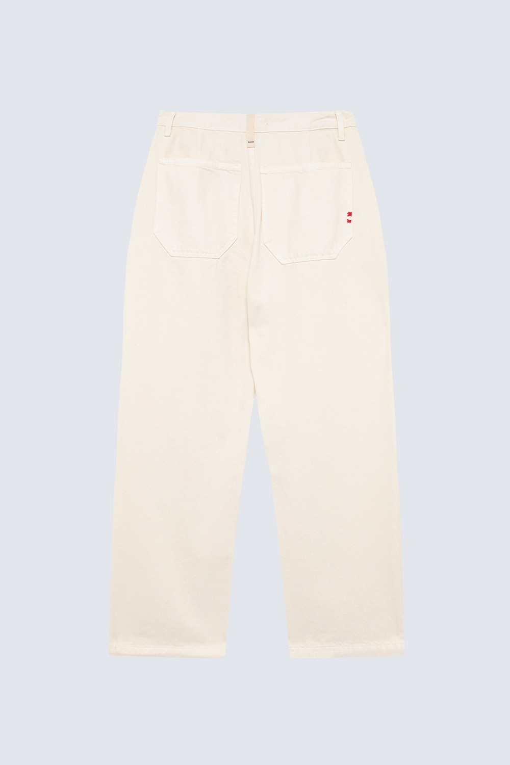 AMISH: PANTALONE NOGEND A GAMBA LARGA IN COTONE