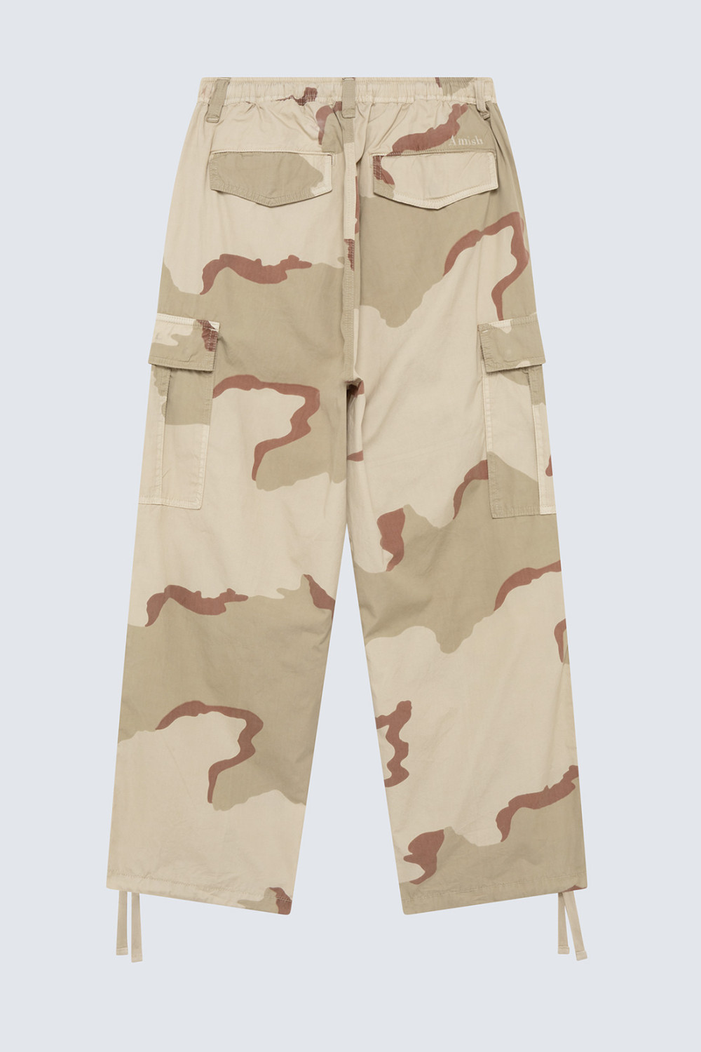 AMISH: PARA CARGO PANTS WITH CAMOUFLAGE PRINT