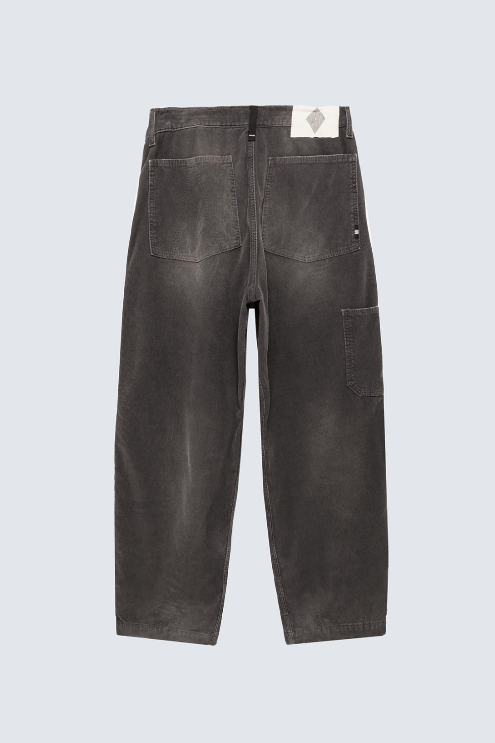 AMISH: PANTALONE SUPER KNEE IN VELLUTO EFFETTO DESTROYED