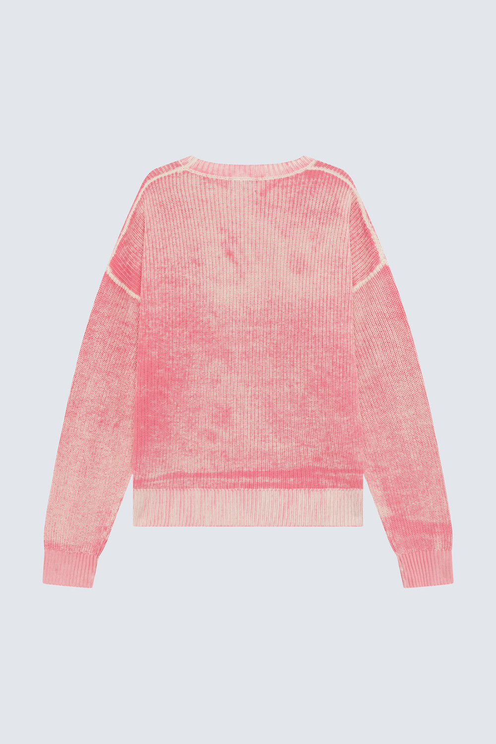 AMISH: COTTON SWEATER WITH LOGO