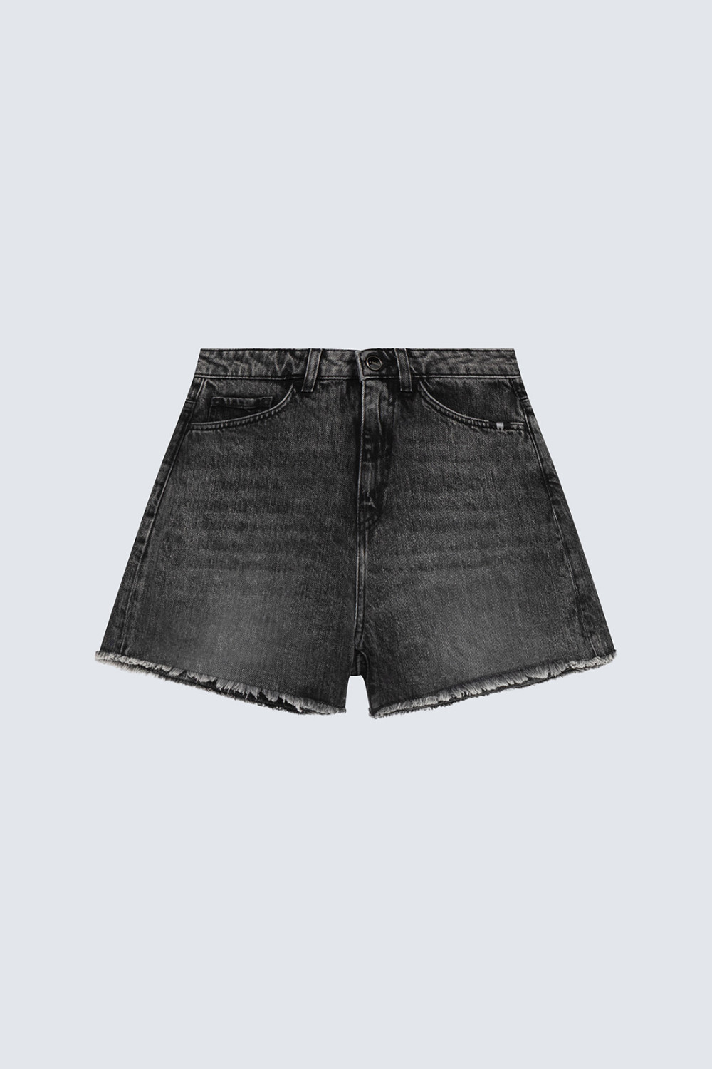 AMISH: IVY BLACK WASH SHORTS