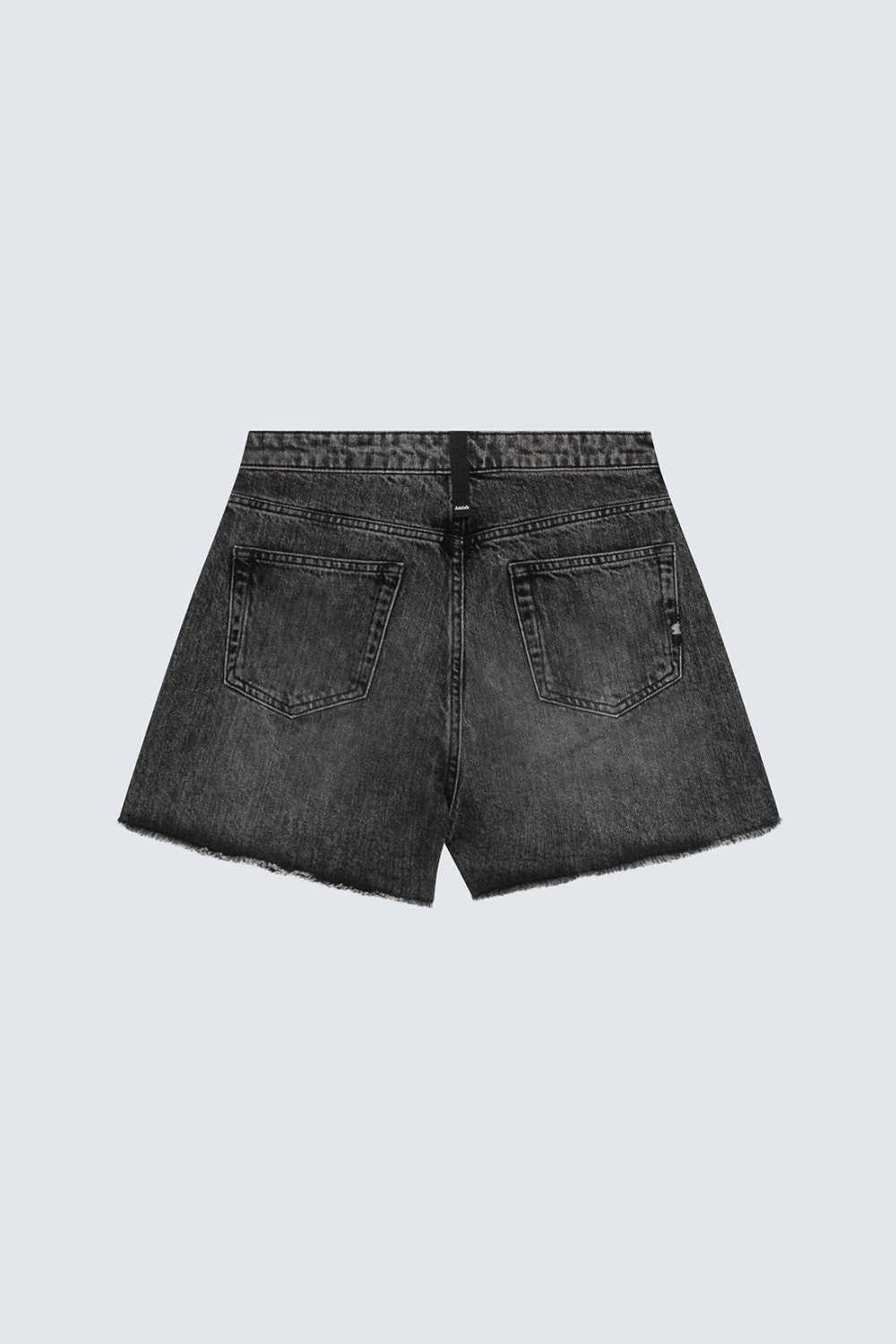 AMISH: IVY BLACK WASH SHORTS
